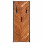 Appendiabiti 2 pz 35x1x90 cm in Legno Massello di Acacia