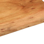 Mensole da Parete 2 pz 30x20x3,5 cm in Legno Massello di Acacia
