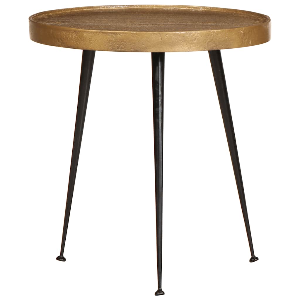 Tavolini da Salotto 2 pz Oro in Legno Multistrato
