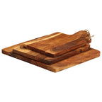 Tagliere 3pz in Legno Massello di Acacia