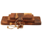Tagliere 3pz in Legno Massello di Acacia