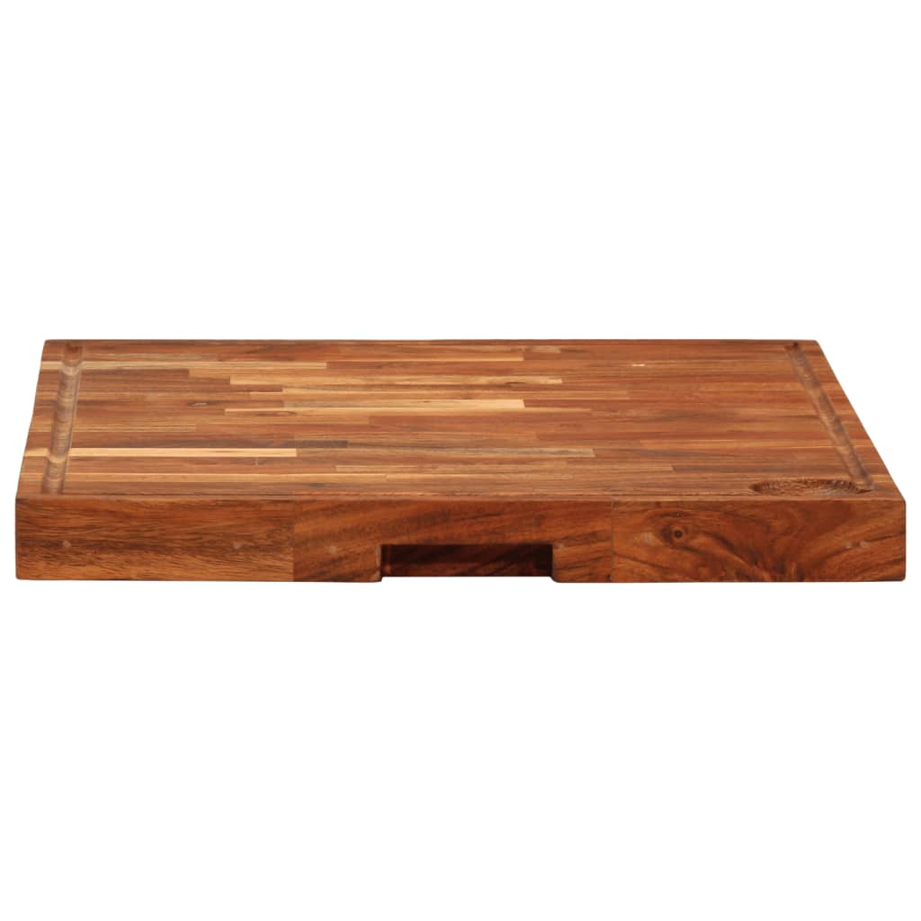 Tagliere 42x30x4 cm in Legno Massello di Acacia