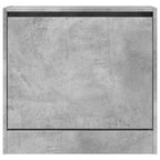 Scarpiera Grigio Cemento 60x21x57 cm in Legno Multistrato