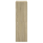 Scarpiera Rovere Sonoma 60x34x116 cm in Legno Multistrato
