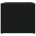 Fioriera da Giardino Nera 36x30x32 cm in Polyrattan