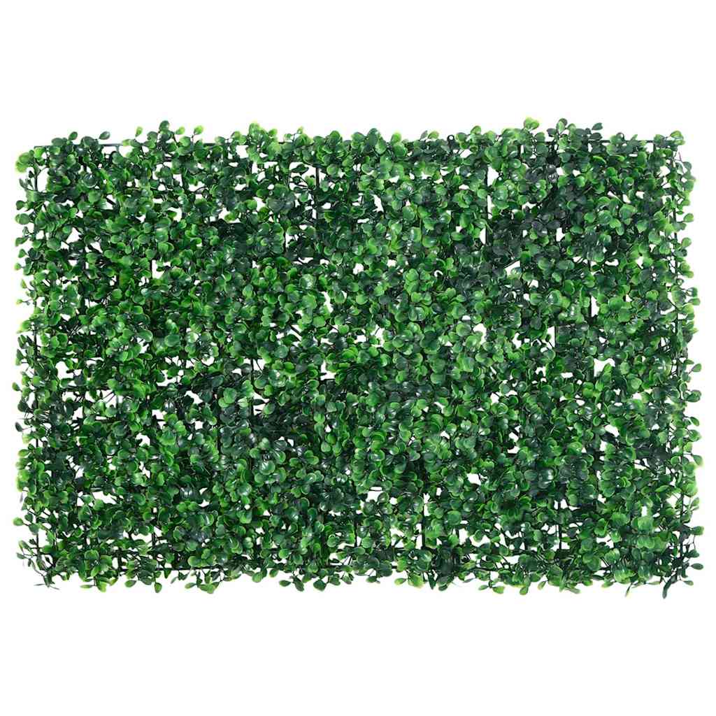 Recinzione Foglie Arbusti Artificiali 6 pz Verde 40x60 cm