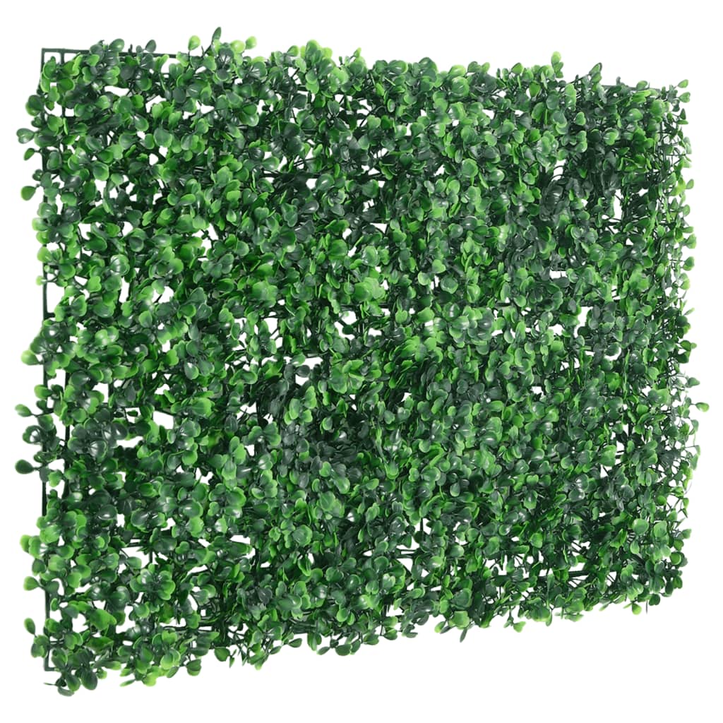 Recinzione Foglie Arbusti Artificiali 6 pz Verde 40x60 cm