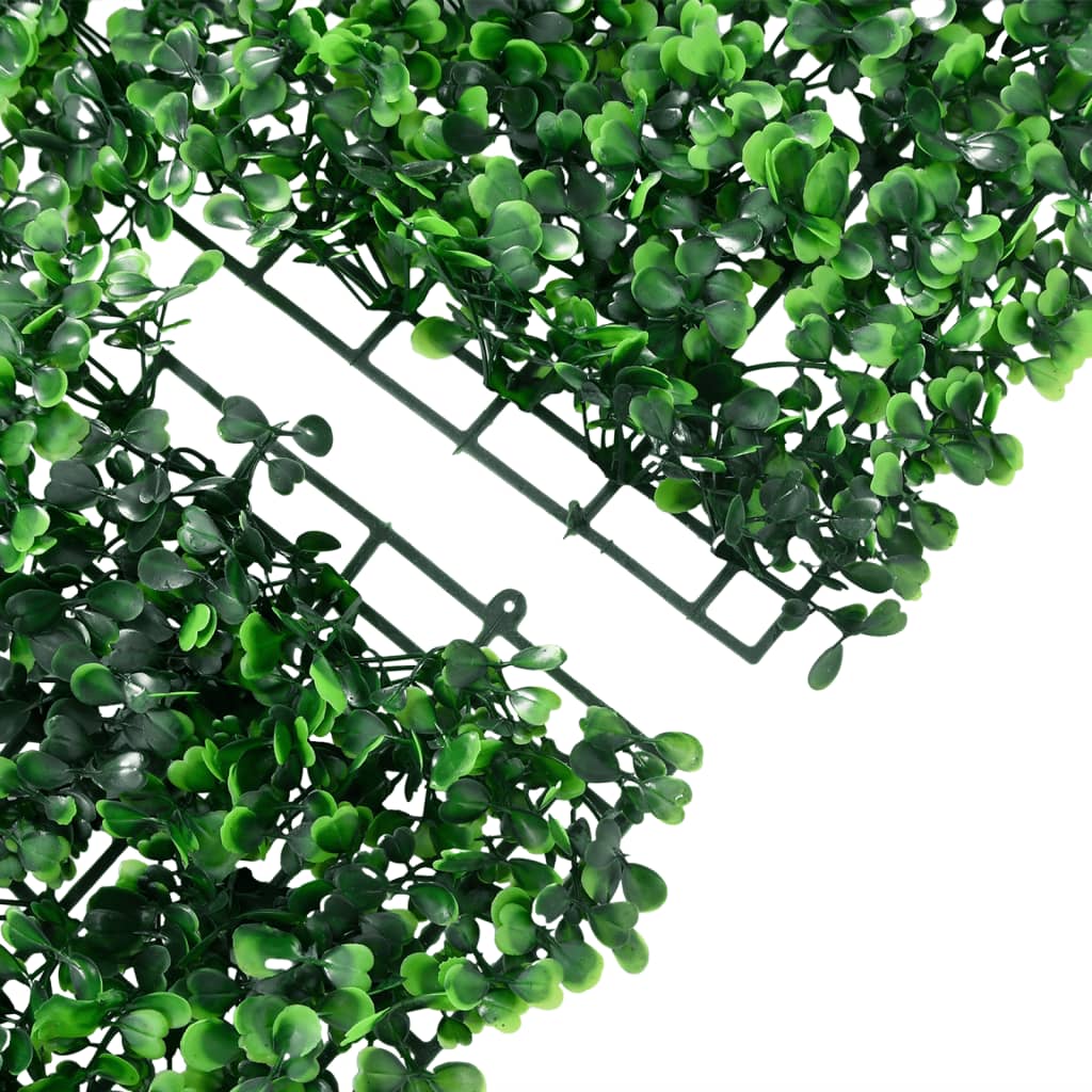 Recinzione Foglie Arbusti Artificiali 6 pz Verde 40x60 cm