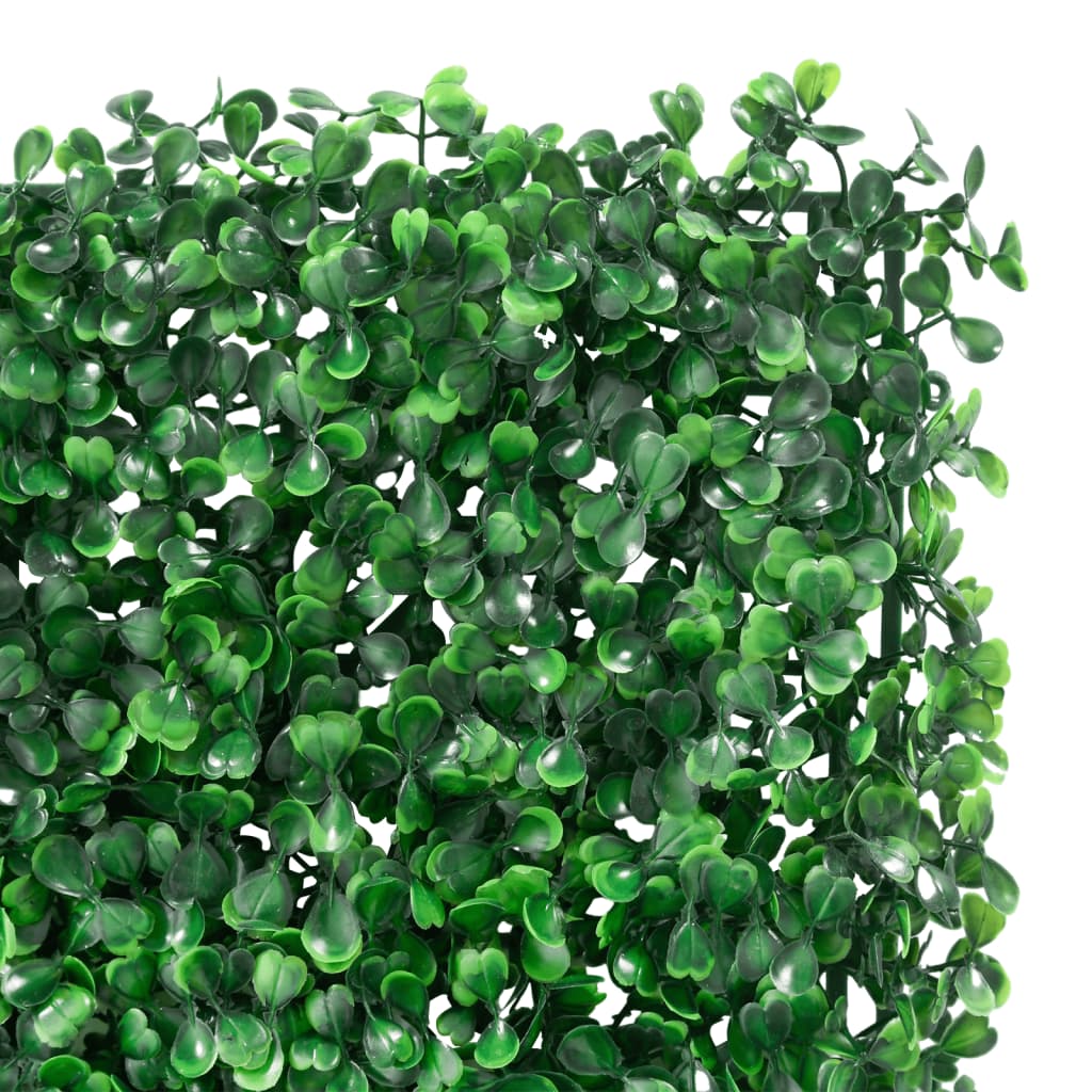 Recinzione Foglie Arbusti Artificiali 6 pz Verde 40x60 cm