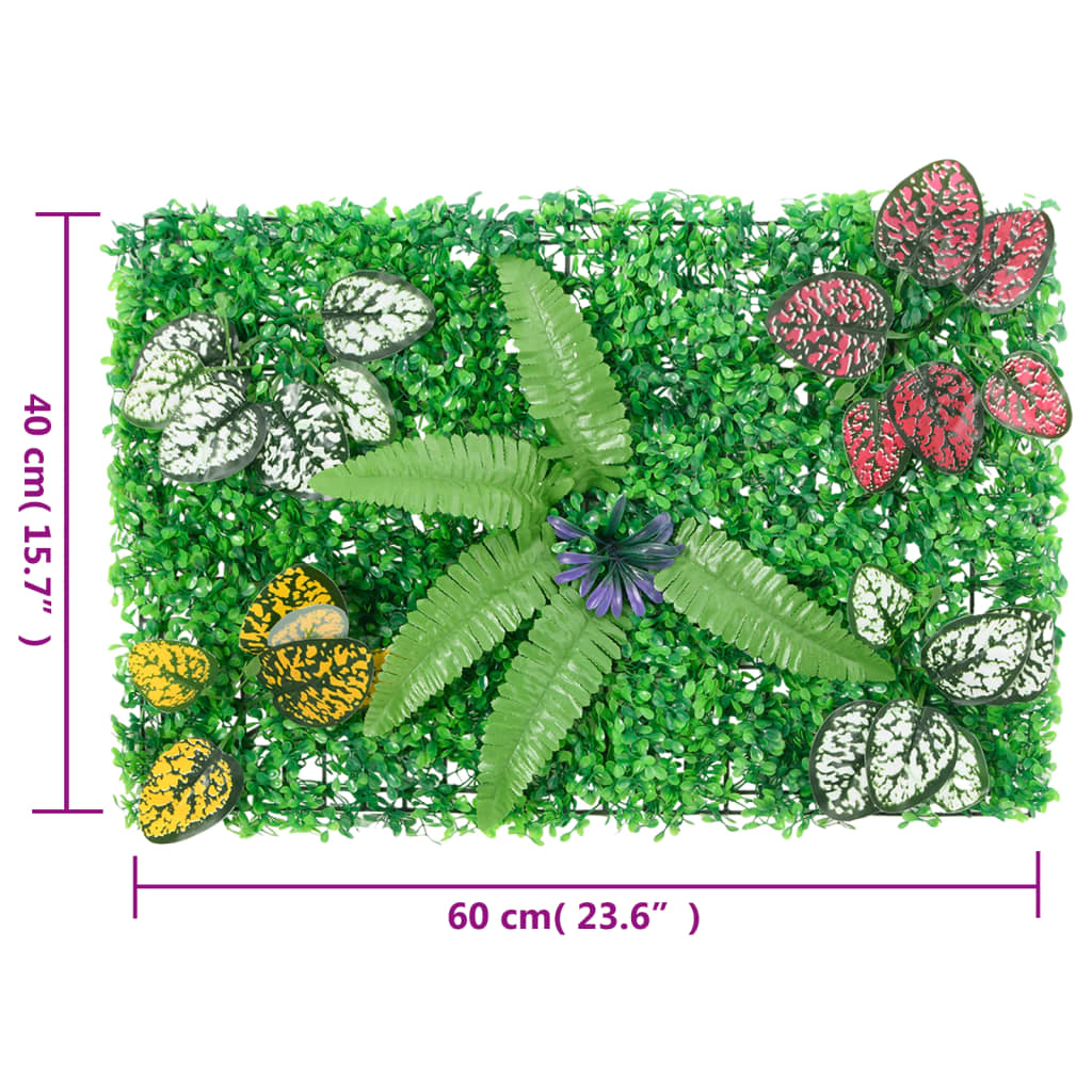 Recinzione Piante Artificiali 24 pz Verde 40x60 cm