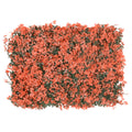 Recinzione Foglie Acero Artificiali 24 pz Rosso Chiaro 40x60cm