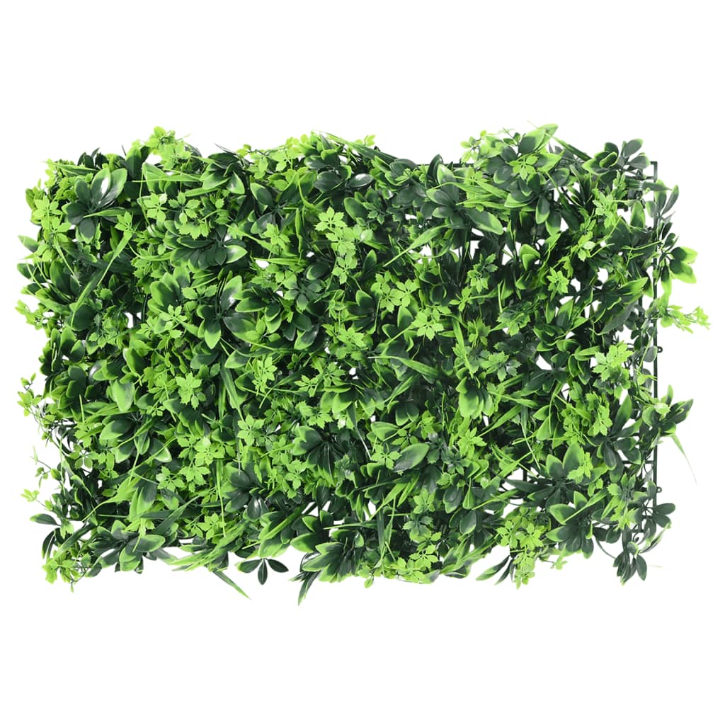 Recinzione Foglie Artificiali 6 pz Verde 40x60 cm