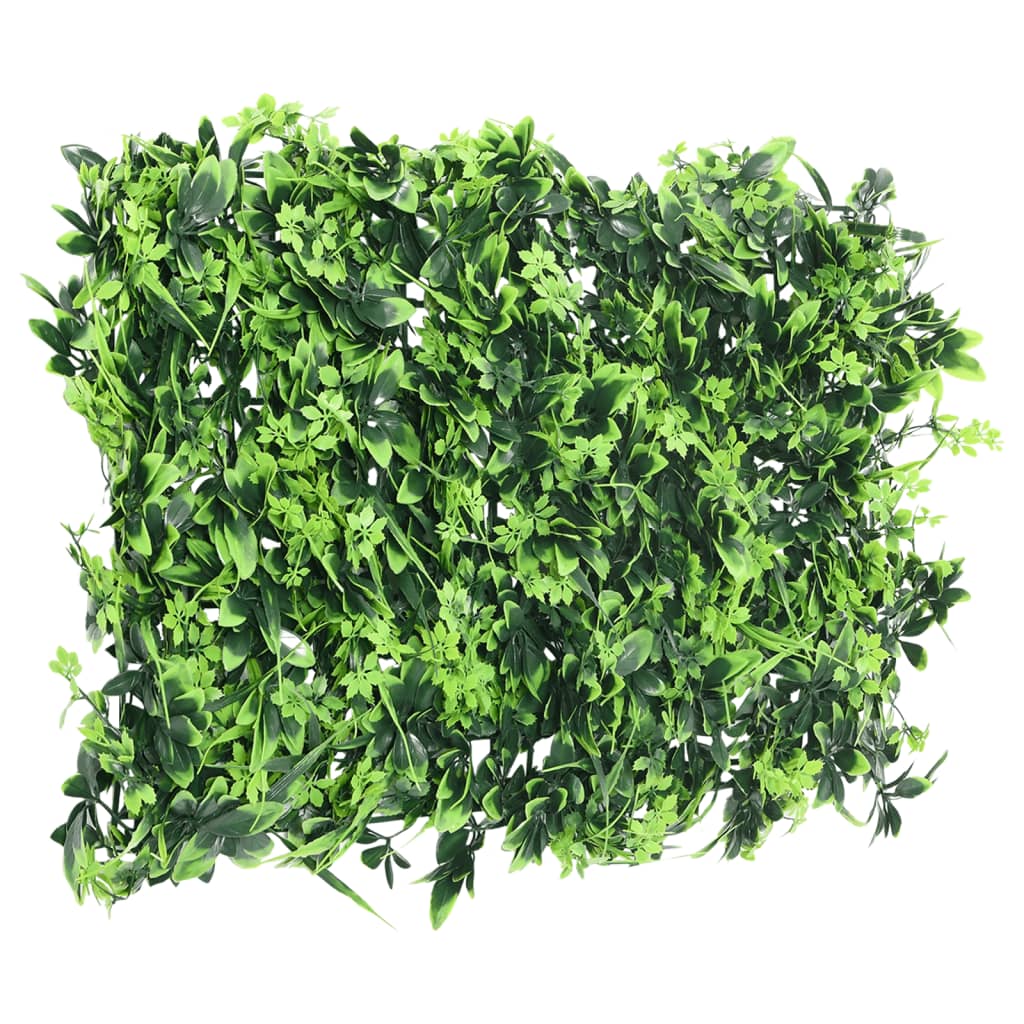 Recinzione Foglie Artificiali 6 pz Verde 40x60 cm