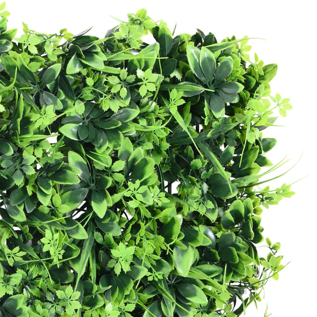 Recinzione Foglie Artificiali 6 pz Verde 40x60 cm