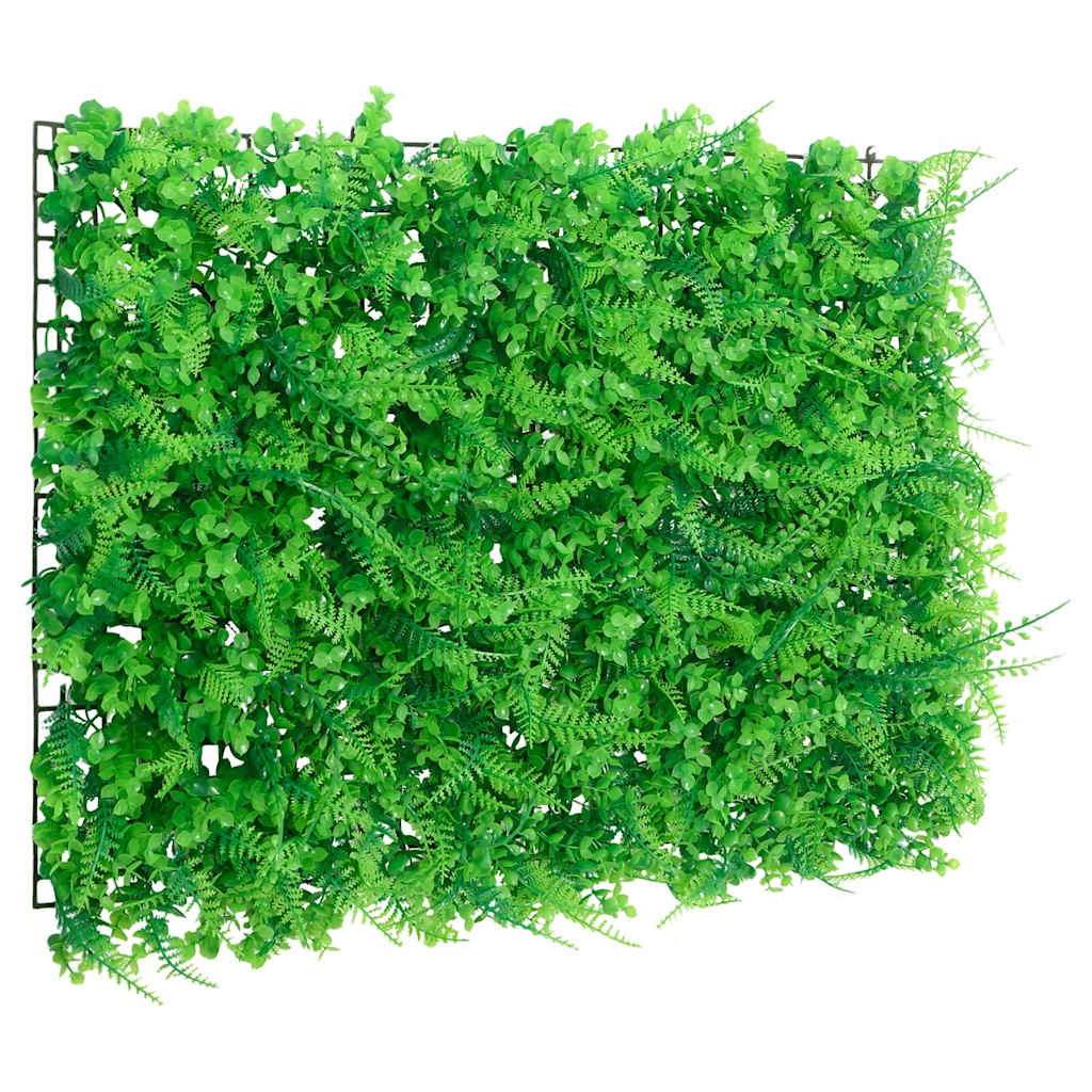 Recinzione Foglie Felce Artificiali 6 pz Verde 40x60 cm