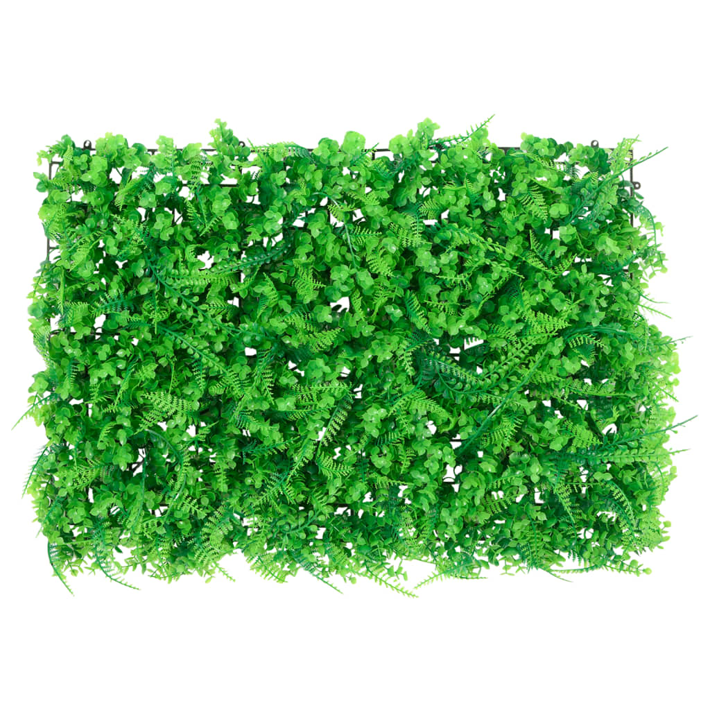 Recinzione Foglie Felce Artificiali 24 pz Verde 40x60 cm