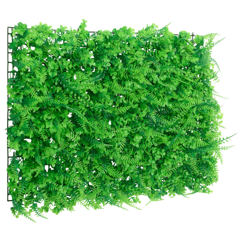 Recinzione Foglie Felce Artificiali 24 pz Verde 40x60 cm