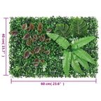 Recinzione Piante Artificiali 24 pz Verde 40x60 cm