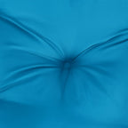 Cuscini Sedia con Schienale Alto 4 pz Blu Chiaro Tessuto Oxford