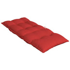 Cuscini per Sedia con Schienale Alto 6 pz Rosso Tessuto Oxford