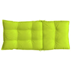 Cuscini Sedia Schienale Alto 4 pz Verde Chiaro Tessuto Oxford