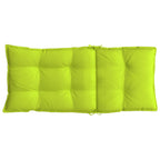 Cuscini Sedia Schienale Alto 6 pz Verde Chiaro Tessuto Oxford