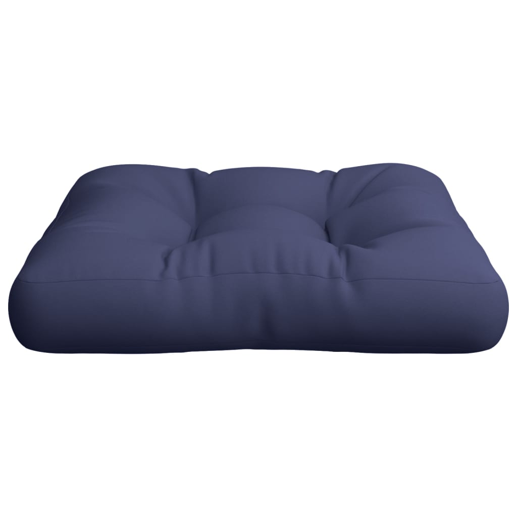 Cuscino per Pallet Blu Marino 50x50x12 cm in Tessuto