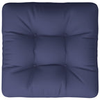 Cuscino per Pallet Blu Marino 50x50x12 cm in Tessuto