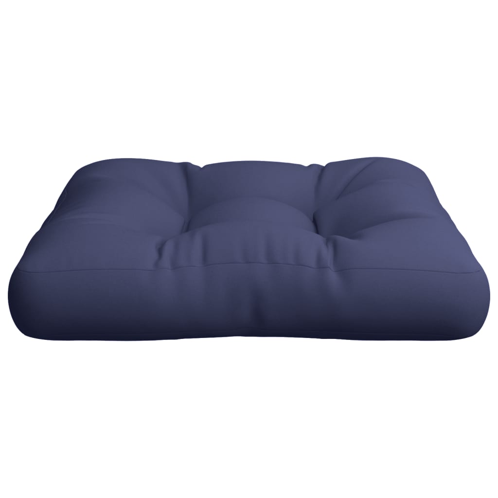 Cuscino per Pallet Blu Marino 60x60x12 cm in Tessuto