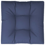 Cuscino per Pallet Blu Marino 70x70x12 cm in Tessuto