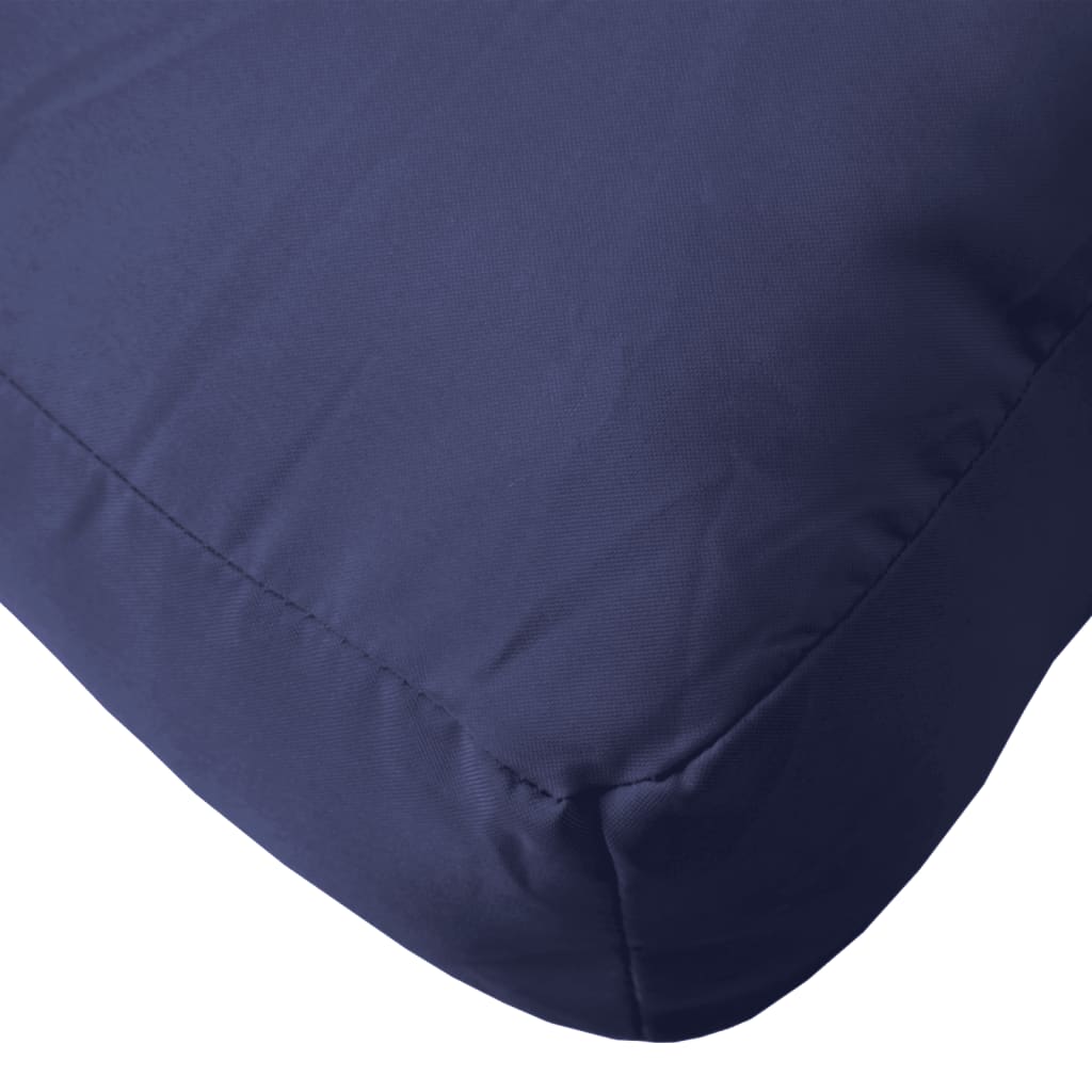 Cuscino per Pallet Blu Marino 70x70x12 cm in Tessuto