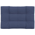 Cuscino per Pallet Blu Marino 120x80x12 cm in Tessuto