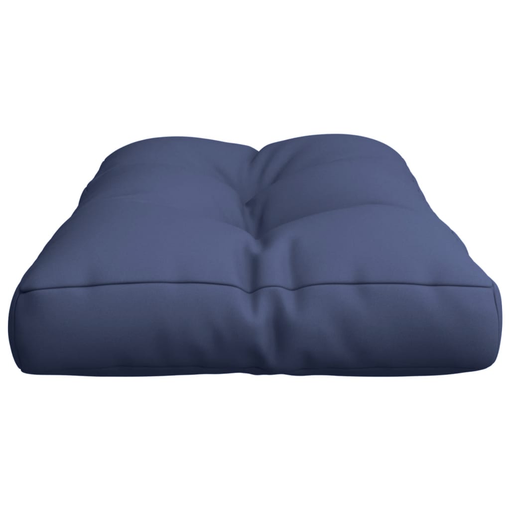 Cuscino per Pallet Blu Marino 70x40x12 cm in Tessuto Oxford