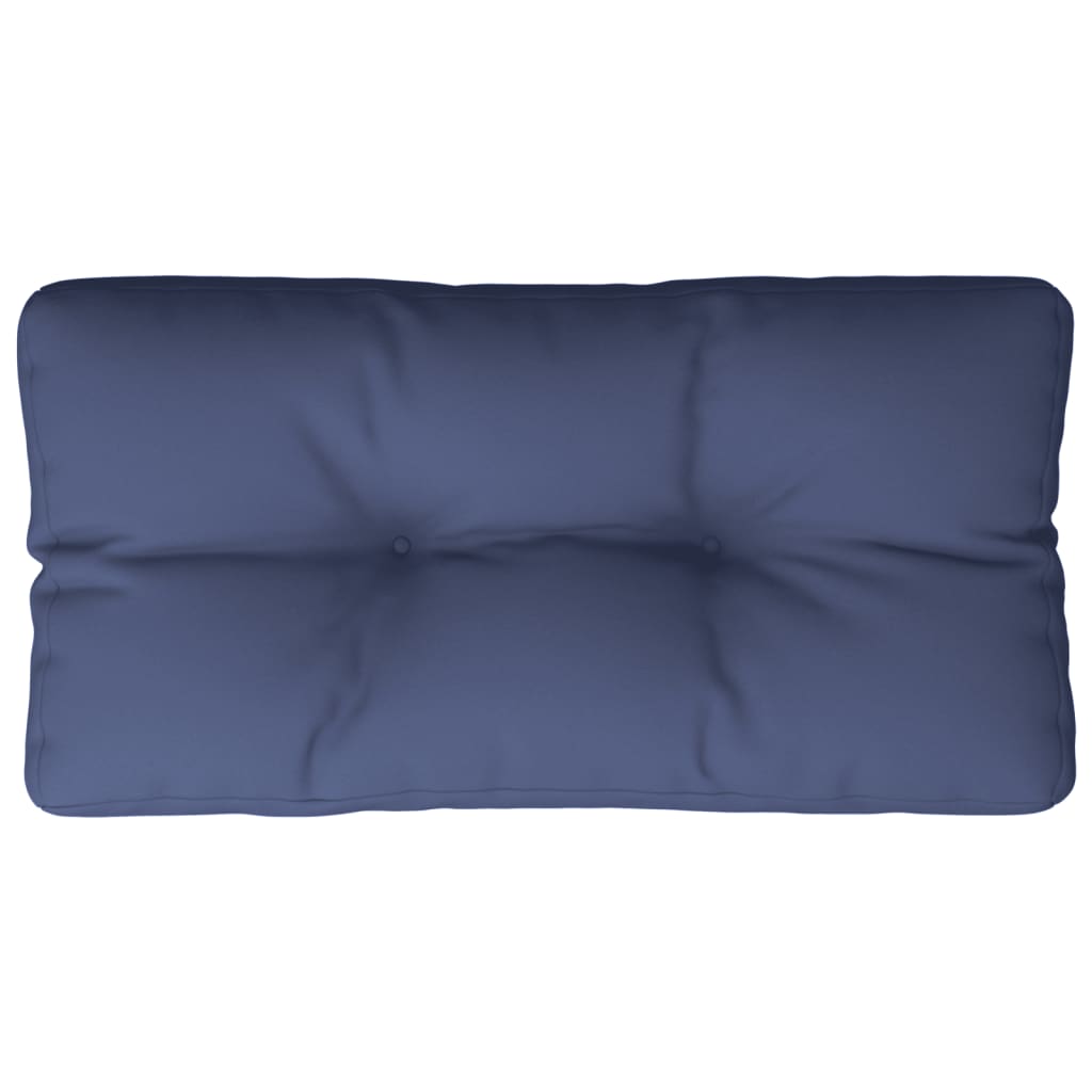 Cuscino per Pallet Blu Marino 70x40x12 cm in Tessuto Oxford