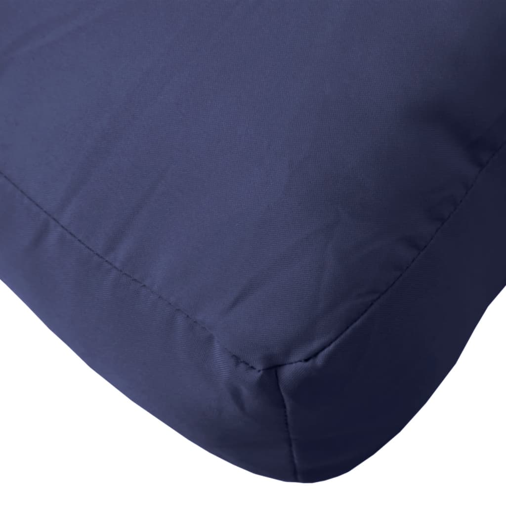 Cuscino per Pallet Blu Marino 70x40x12 cm in Tessuto Oxford