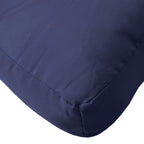 Cuscino per Pallet Blu Marino 70x40x12 cm in Tessuto Oxford