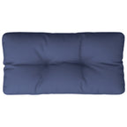 Cuscino per Pallet Blu Marino 120x40x12 cm in Tessuto