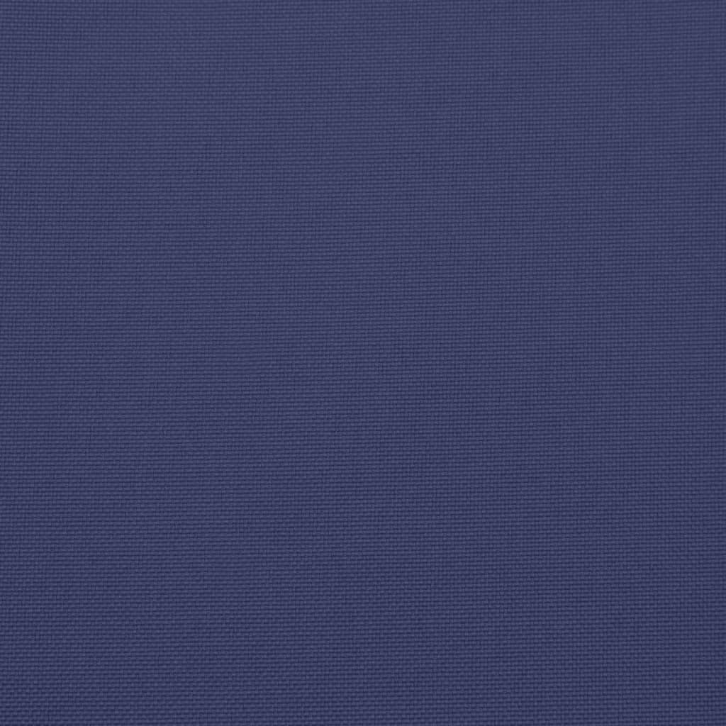 Cuscini per Pallet 2 pz Blu Marino in Tessuto