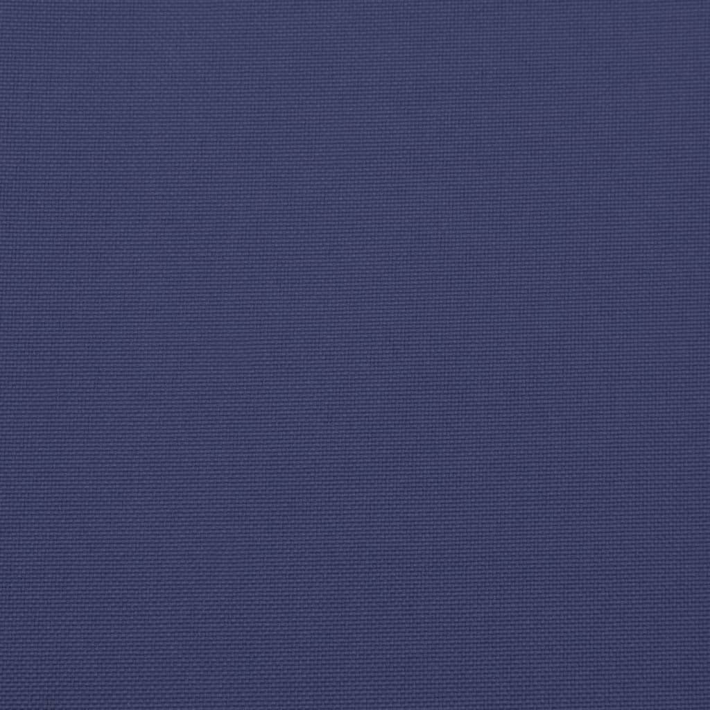 Set Cuscini per Pallet Blu Marino 60x38x13 cm in Tessuto