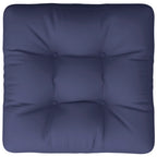 Cuscino per Pallet Blu Marino 58x58x10 cm in Tessuto Oxford