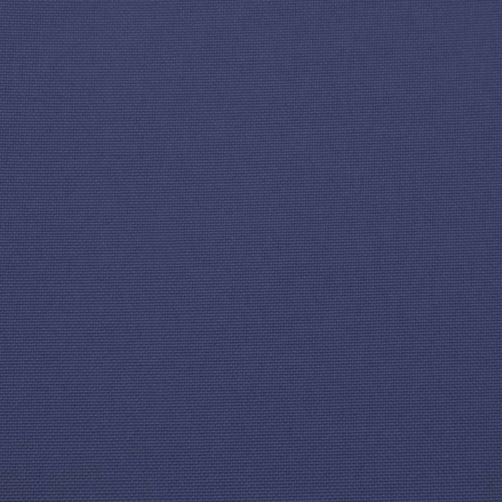 Cuscini per Pallet 3 pz Blu Marino in Tessuto Oxford