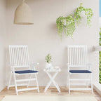 Cuscini per Pallet 2 pz Blu Marino 40x40x4 cm in Tessuto Oxford