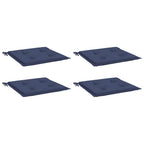 Cuscini per Pallet 4 pz Blu Marino 40x40x4 cm in Tessuto Oxford