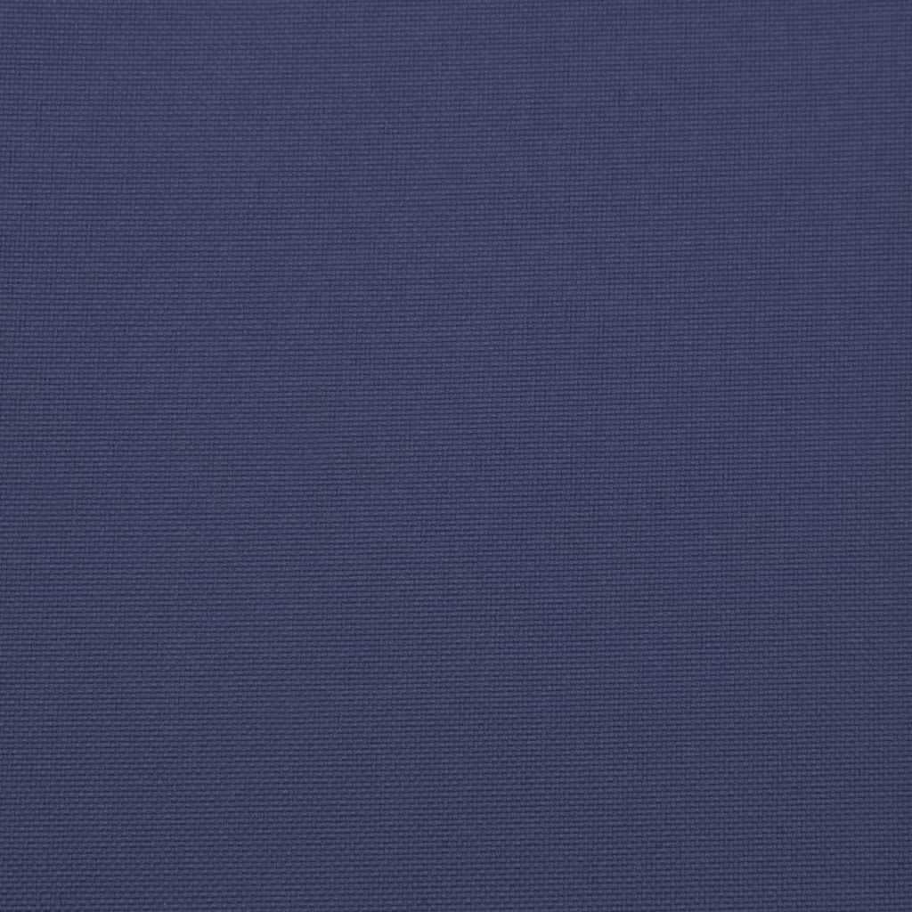 Cuscini per Pallet 6 pz Blu Marino 50x50x4 cm in Tessuto Oxford