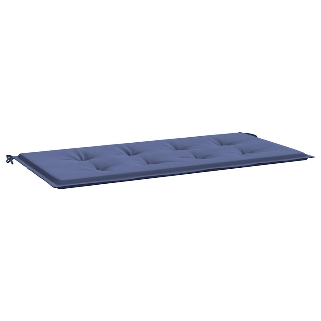 Cuscino Panca da Giardino Blu Marino 100x50x4 cm Tessuto Oxford