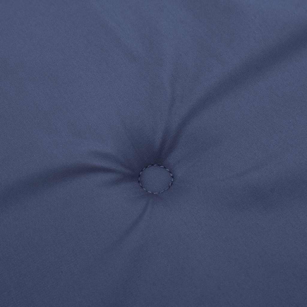 Cuscino Panca da Giardino Blu Marino 100x50x4 cm Tessuto Oxford