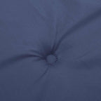 Cuscino Panca da Giardino Blu Marino 100x50x4 cm Tessuto Oxford
