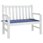 Cuscino Panca da Giardino Blu Marino 120x50x4 cm Tessuto Oxford