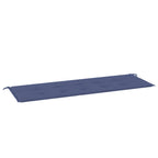 Cuscino Panca da Giardino Blu Marino 150x50x4 cm Tessuto Oxford