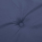 Cuscino Panca da Giardino Blu Marino 150x50x4 cm Tessuto Oxford